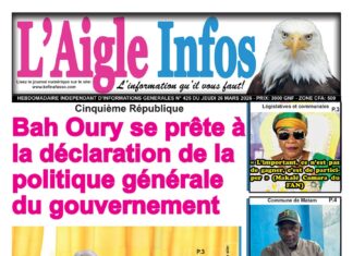 L’AIGLE INFOS N° 425 DU JEUDI 26 MARS 2026