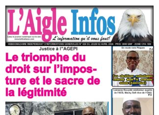 L’AIGLE INFOS N° 426 DU JEUDI 1er AVRIL 2026