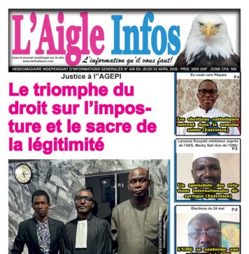 L’AIGLE INFOS N° 426 DU JEUDI 1er AVRIL 2026