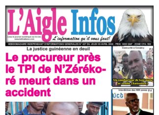 L’AIGLE INFOS N° 427 DU JEUDI 09 AVRIL 2026