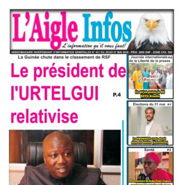 L’AIGLE INFOS N° 431 DU JEUDI 07 MAI 2026