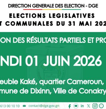 Législatives et communales : La publication des résultats partiels et provisoires débute ce lundi