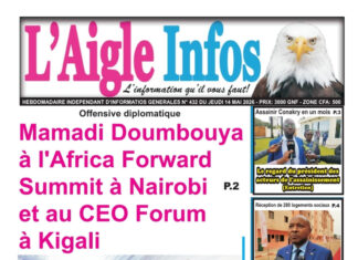 L’AIGLE INFOS N° 432 DU JEUDI 14 MAI 2026
