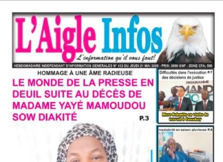 L’AIGLE INFOS N° 433 DU JEUDI 21 MAI 2026