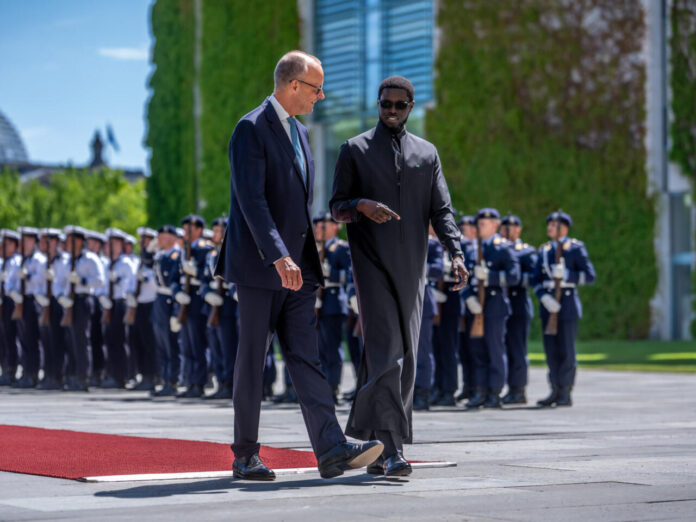 Bassirou Diomaye et chancellier Allemand