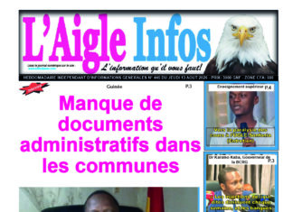 L’AIGLE INFOS N° 445 DU 13 AOUT 2026